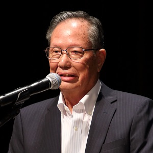 森和男さん(全国ハンセン病療養所入所者協議会(全療協)会長、大島青松園自治会「協和会」会長)
