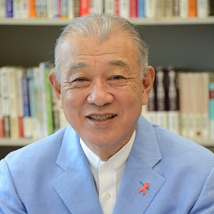 笹川陽平さん(公益財団法人日本財団会長、同笹川平和財団名誉会長、世界保健機関(WHO)ハンセン病制圧大使、ハンセン病人権啓発大使)